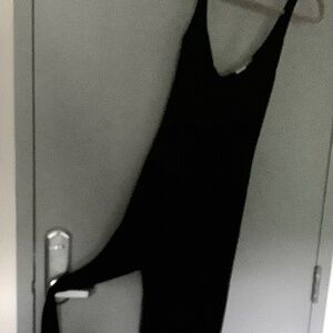 One piece. Black Jumpsuit .